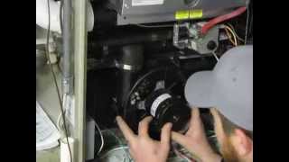 DIY  How to Replace a Draft Inducer on a Lennox G61 Furnace [upl. by Nigem]