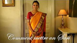 Comment Mettre Un Sari Ou Saree Indien 𑁍 Pankaj Sharma [upl. by Yatnwahs]