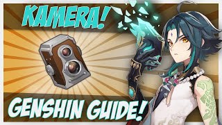 How To Get And Use The Kamera Gadget In Genshin Impact  Genshin Impact Guide [upl. by Akelahs]