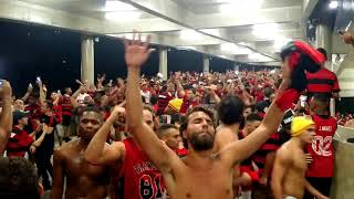 Descida da torcida do Flamengo após a vitória contra o Botafogo  Brasileiro 2018 [upl. by Launce]