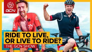 Does Too Much Cycling Shorten Your Life  GCN Show Ep 553 [upl. by Aikemal]