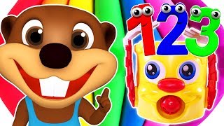 Numbers 123 Songs Collection  Teach Toddlers to Count Learn Colors amp Counting for Kids Children [upl. by Htebsle339]