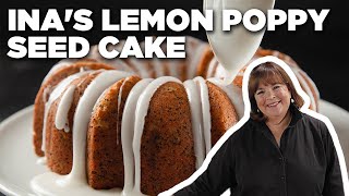 Ina Gartens Lemon Poppy Seed Cake  Barefoot Contessa  Food Network [upl. by Dolf]