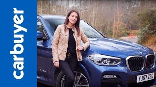 BMW X3 SUV 2018 indepth review  Carbuyer [upl. by Auqemahs]