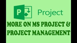 PART2  MORE ON PROJECT MANAGEMENT AND MS PROJECT  URDU  HINDI [upl. by Evannia]