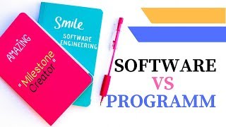 Difference Between SOFTWARE And PROGRAM In Software Engineering [upl. by Htiekel]