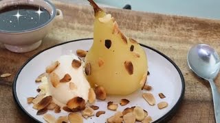 How To Make Poire Belle Helene  Classic French Dessert [upl. by Alamap]