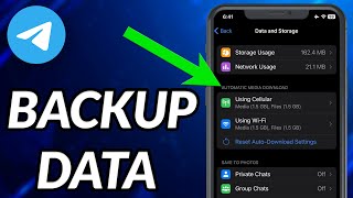 How To Backup Data In Telegram [upl. by Brotherson606]