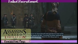 Assassins Creed Liberation Failed Recruitment episode 12 [upl. by Etnud]