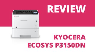 Kyocera ECOSYS P3150dn A4 Mono Laser Printer [upl. by Enneirdna]