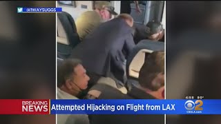 FBI Investigating Attempted Hijacking On Flight From LAX [upl. by Boyden]