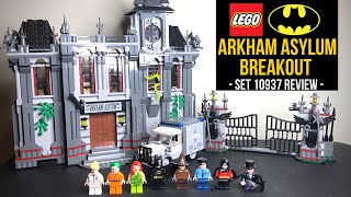 LEGO Batman Arkham Asylum Breakout Set 10937 Review [upl. by Akinam]