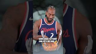 Kawhi easily won the Clippers candy grab 😂 via laclippers [upl. by Bilac693]