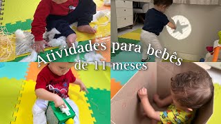 ATIVIDADES PARA BEBÃŠS DE 11 MESES  Ana Paula de Costa [upl. by Ecinnaj916]