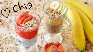 ЧИА пудинг ☆ ПОЛЕЗНЫЕ рецепты ☆ Два вкуса ☆ Chia pudding [upl. by Eluk]