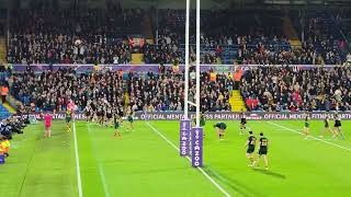 Peta Hikus go ahead try disallowed at RLWC in Leeds [upl. by Jillene]