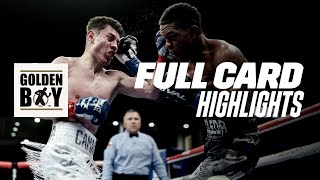 FULL CARD HIGHLIGHTS  William Zepeda vs Jaime Arboleda [upl. by Hayouqes]