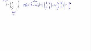 Diagonalización de una matriz 2x2 [upl. by Florinda]