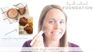 AllNatural Foundation Recipe ALL SKIN TONES [upl. by Karrie55]