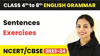 Sentences Exercises for Class 7  English Grammar Class 7 [upl. by Rosalba]