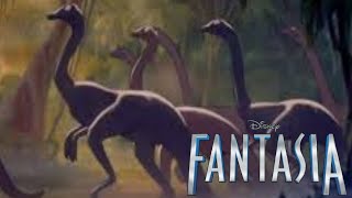 Fantasia 1940  Ornithomimus Screen Time [upl. by Hux]