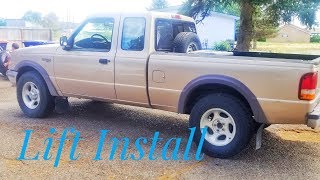 97 Ford Ranger lift install Part 1 [upl. by Lisandra]