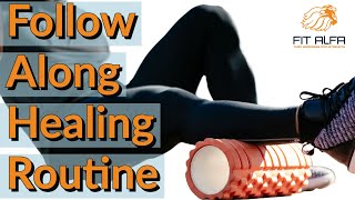 Guided Pelvic Pain FoamRolling Routine Trigger Point Release announcement At End of Video [upl. by Nnayram]