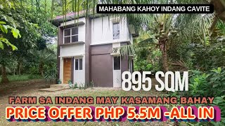 Farm Lot sa Indang Cavite 895Sqm may Kasamang Bahay [upl. by Iliak12]