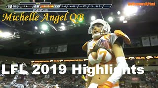 LFL 2019  Legends Football League  Michelle Angel Highlights [upl. by Elnora]