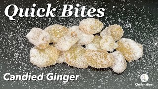 Quick Bites  How to Make Candied Ginger [upl. by Ancier]