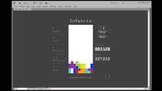 InTetris Playing Tetris within InDesign [upl. by Rapp299]