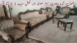 Used Chinoti Siven seater sofa With tables [upl. by Ahsek873]