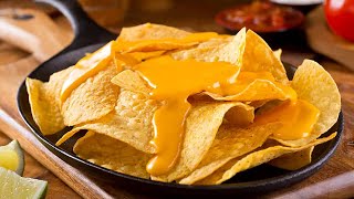 Homemade Nachos Cheese Sauce Recipe • How To Make Cheese Sauce For Nachos Recipe •Cheddar Cheese Dip [upl. by Ahsino146]