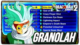 DRAGON BALL XENOVERSE 2  How To Make Granolah From Dragon Ball Super [upl. by Hymen216]