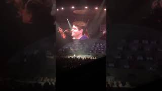 Micheal Bublé fan shocks crowd when handed the mic [upl. by Ettelocin]