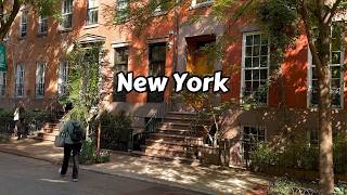 Greenwich Village 4k Morning Walk New York City [upl. by Nathanial]