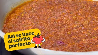 Te enseñamos a cocinar el SOFRITO PERFECTO 🍅  Ideal para ragú [upl. by Aday]