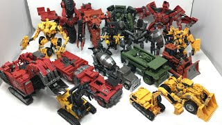 DEVASTATOR TRANSFORM amp COMBINE 8 Transformers Studio Series Constructicons Transformation Tutorial [upl. by Atekram]