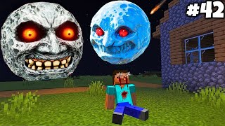 i Found Scary LUNAR MOON 😱 in Minecraft   Part42 [upl. by Kemppe]