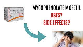 MYCOPHENOLATE MOFETIL Mycophenolic Acid CellCept UsesSide effects Mechanism of Action [upl. by Etnasa]