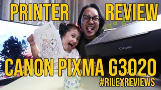 Allinone Printer Canon Pixma G3020 Review RileyReviews [upl. by Stephannie452]