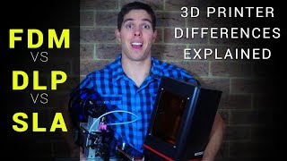 3D Printer differences explained FDM vs DLP vs SLA [upl. by Hamilah236]