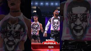 Rhea Ripley amp Jey Uso VS Stephanie McMahon amp Triple H  WWE 2K24 [upl. by Ztnaj]