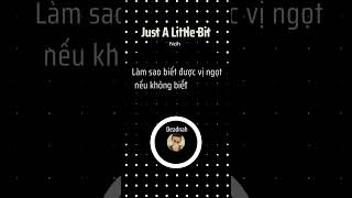 Just A Little Bit  Nah  Rap Việt shorts [upl. by Einor]