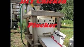 DIY homemade chicken plucker design [upl. by Abert]