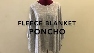 Merry Makes  DIY Fleece Blanket Poncho [upl. by Olgnaed]