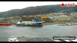 Live Webcam Bergen  Norway [upl. by Eatnahc]