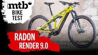 Radon Render 90  world of mtb Biketest 2020 I EMTB Test [upl. by Packston]