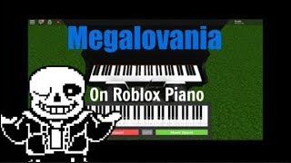 Megalovania On Roblox Piano [upl. by Leventhal]