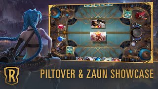 Piltover amp Zaun Region Showcase  Gameplay  Legends of Runeterra [upl. by Enicar]